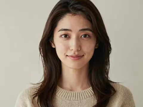 生成画像AIで作成した笑顔の女性の画像